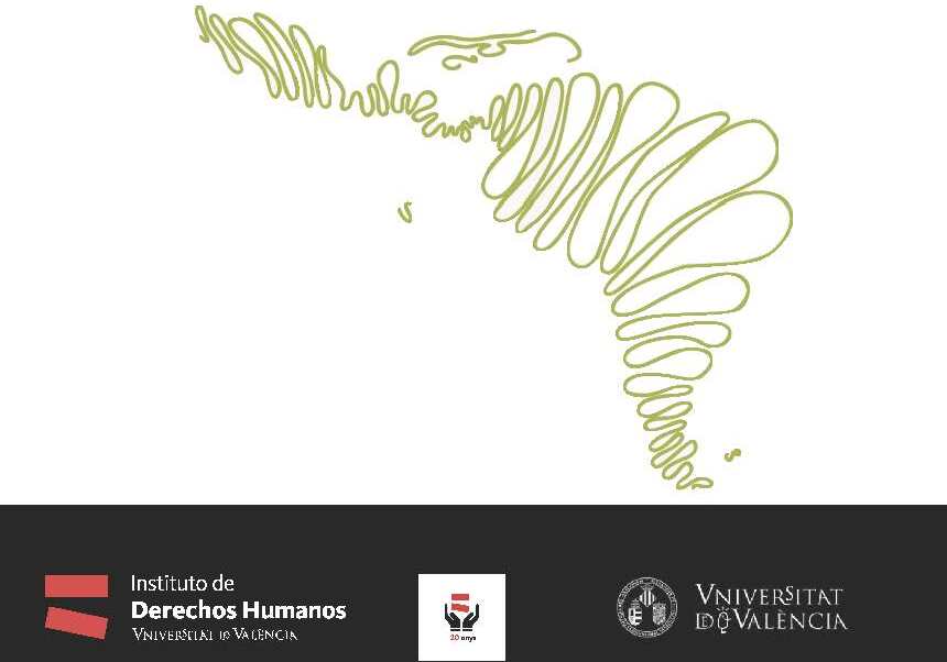 Dibuix Amèrica latina y logos Institut y Universitat